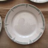 Lots of 5 plates a dessert faiencerie de castres