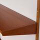 Bibliothèque modulaire à 3 baies Kai Kristiansen en teck avec armoire à porte tambour et étagère de bureau, De