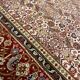 Classic Oriental Carpet Navy Blue and Burgundy Red