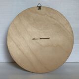 6 wooden egg cups hourglass wall mount Scandinavian wood