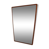 Scandinavian teak mirror Sweden 1960, 72x38cm