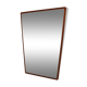 Scandinavian teak mirror Sweden 1960, 72x38cm