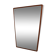 Scandinavian teak mirror Sweden 1960, 72x38cm