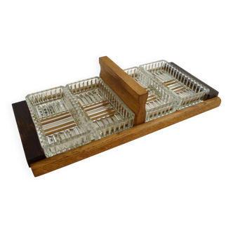 Art Deco mid-century aperitif platter