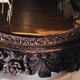 Oval mirror on an 18th century frame