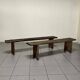 Pair of rustic benches, early 1900s