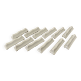 Vintage knife holders of 12, in white wave-shaped porcelain