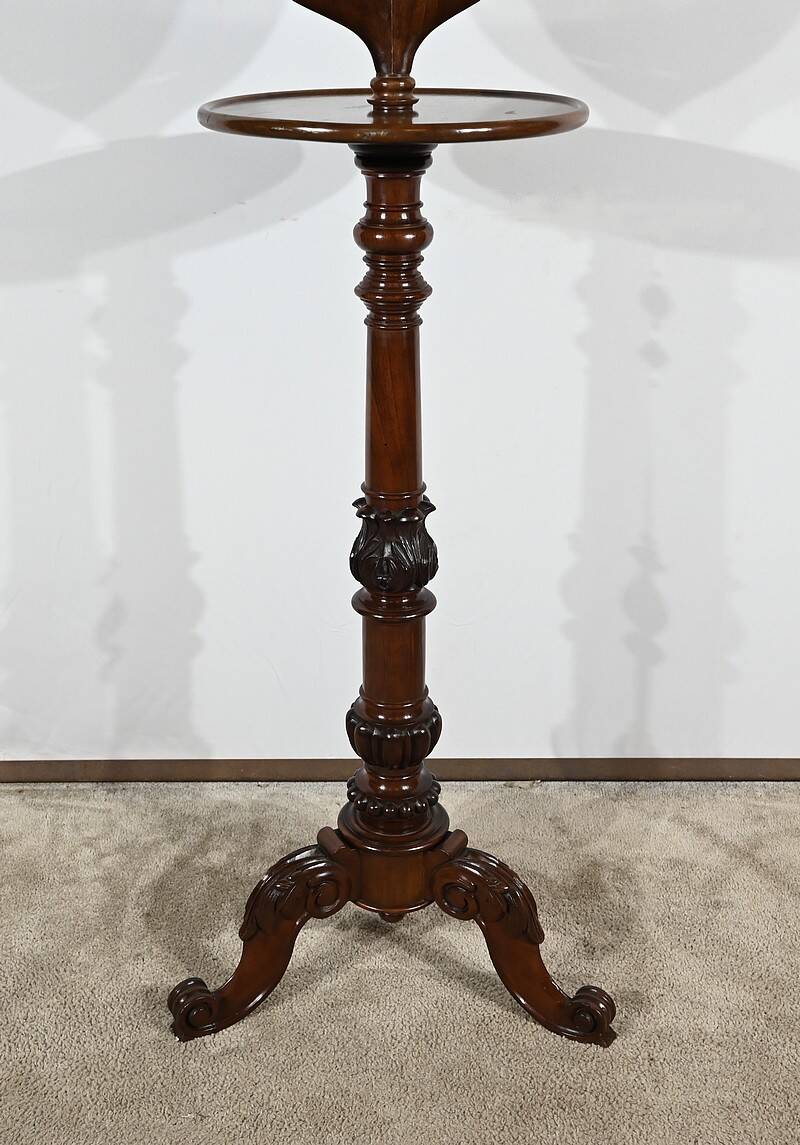 Small Barbière in Solid Mahogany, Restoration Period – 1st part 19th century