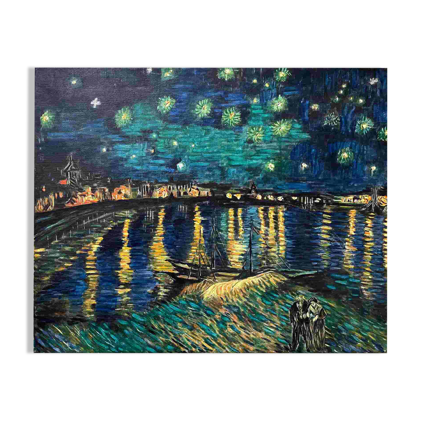 HST Painting Copyist V. Van Gogh "Starry Night" Arles