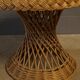 Vintage 1960 rattan coffee table