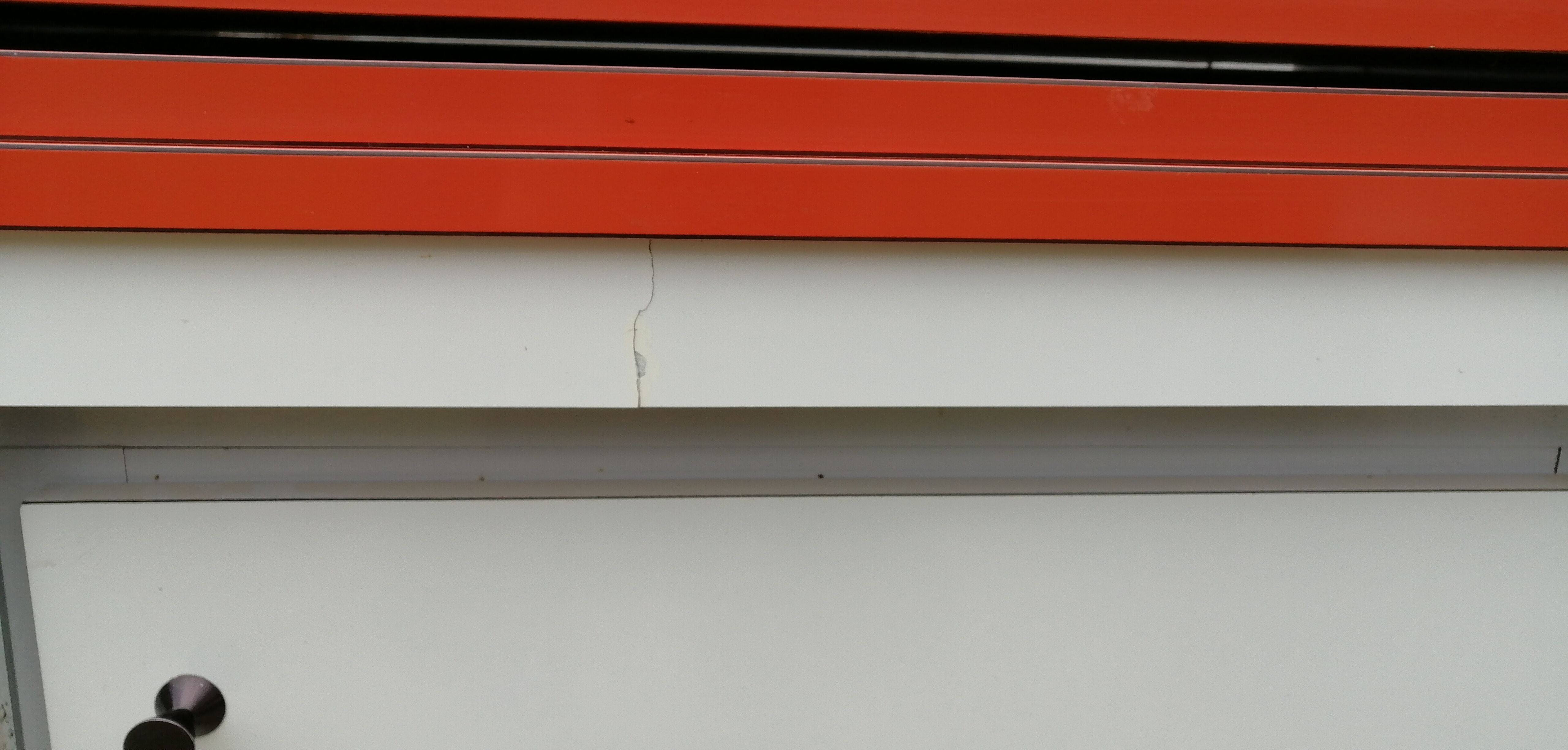 Formica sideboard with its 70' retractable table