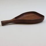 Large Teak Dish With Handle Midcentury 1960s