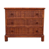 Commode rotin prestige par Maugrion pour Roche Bobois