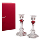 Baccarat - Candlestick (2) - Crystal, Glass - Harcourt candlestick Red