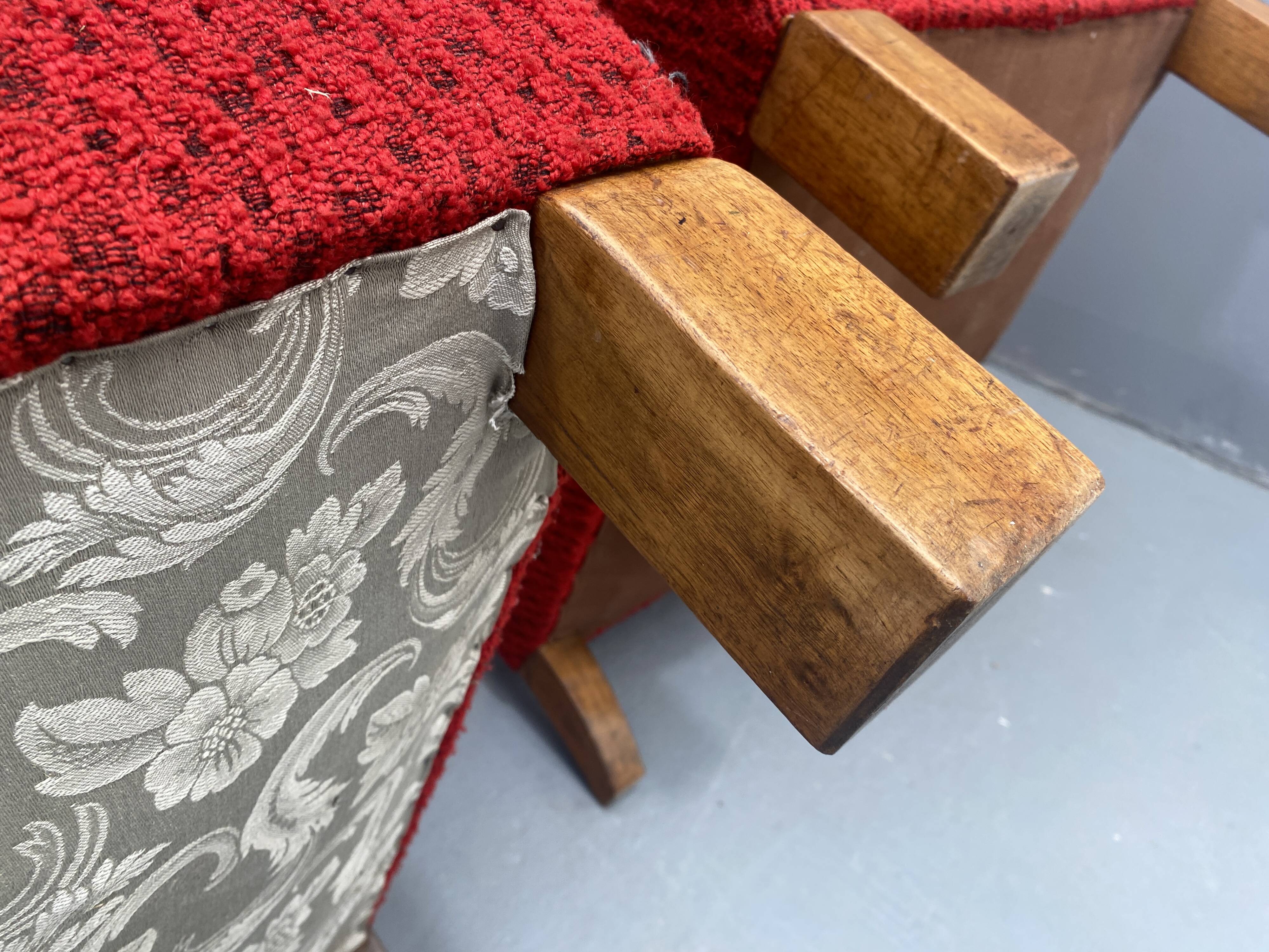 Paire de fauteuils ART DÉCO en bois courbé, années 1930