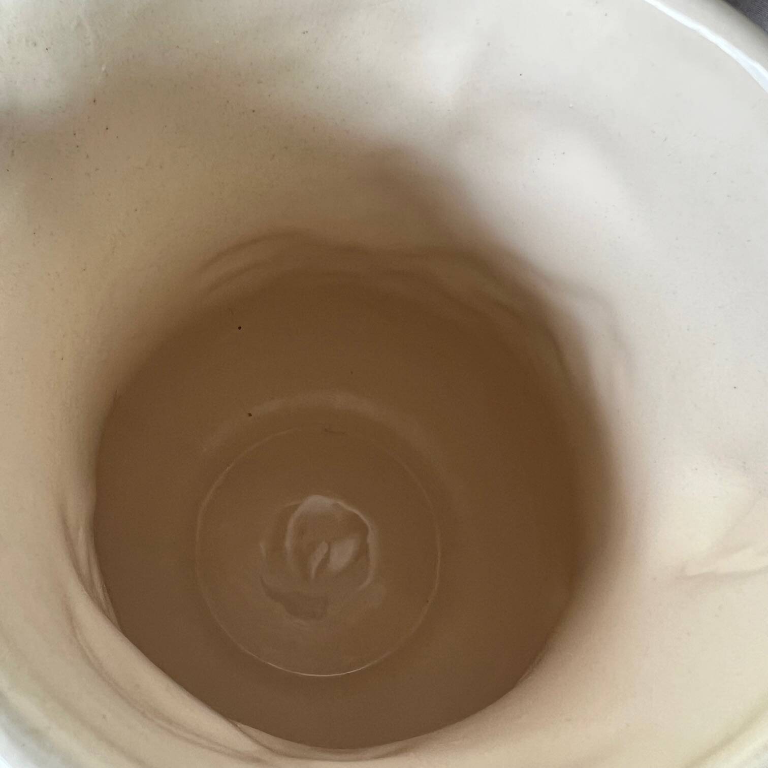 Antique St. Clement "Lilac" earthenware pitcher