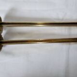 Brass tieback hook, curtain accessory, flower decor