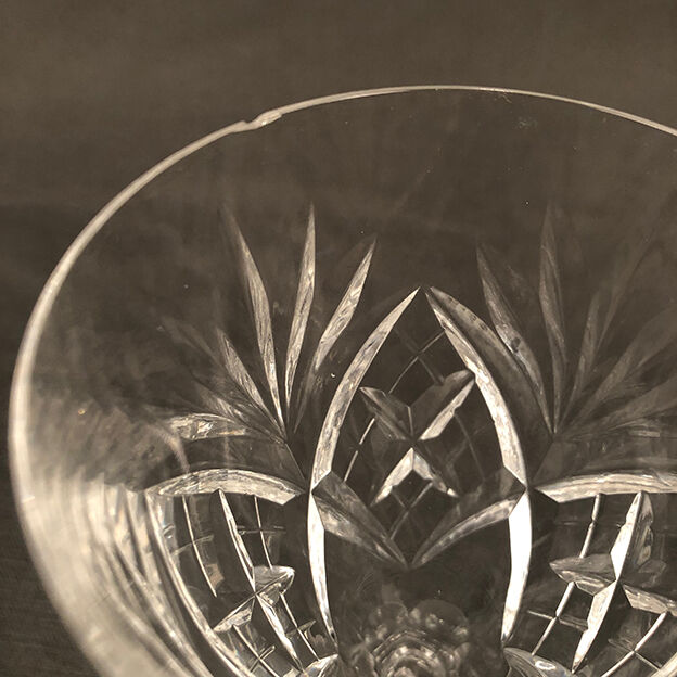 Cristal Saint-louis model Chantilly, pitcher and eight water glasses