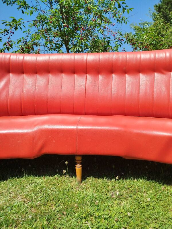 Ancienne banquette de discothèque