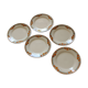 Lot 5 plates Cotentin Saint Amand Vintage Oranges