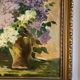 Peinture à l'huile bouquet de lilas