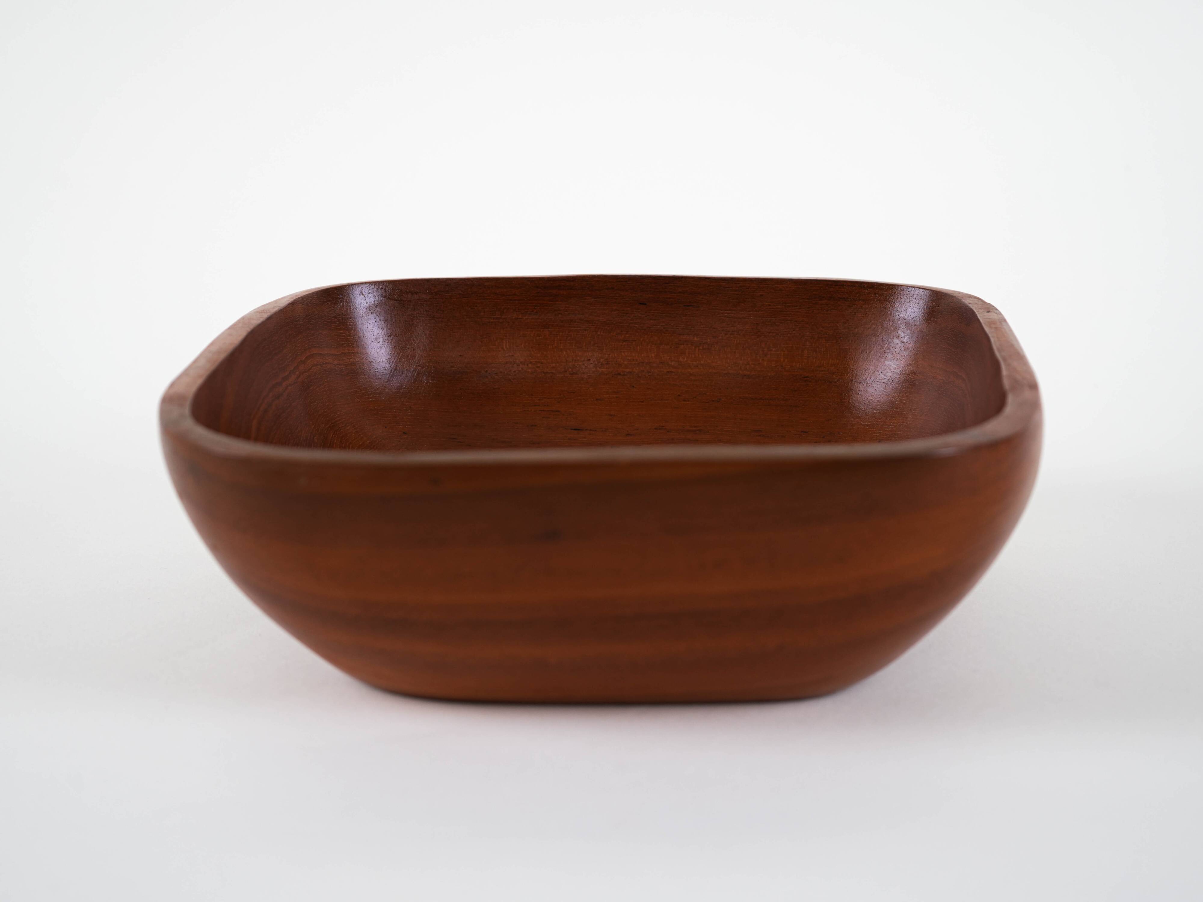 Teak bowl, Danish design, 1960s, made in Denmark