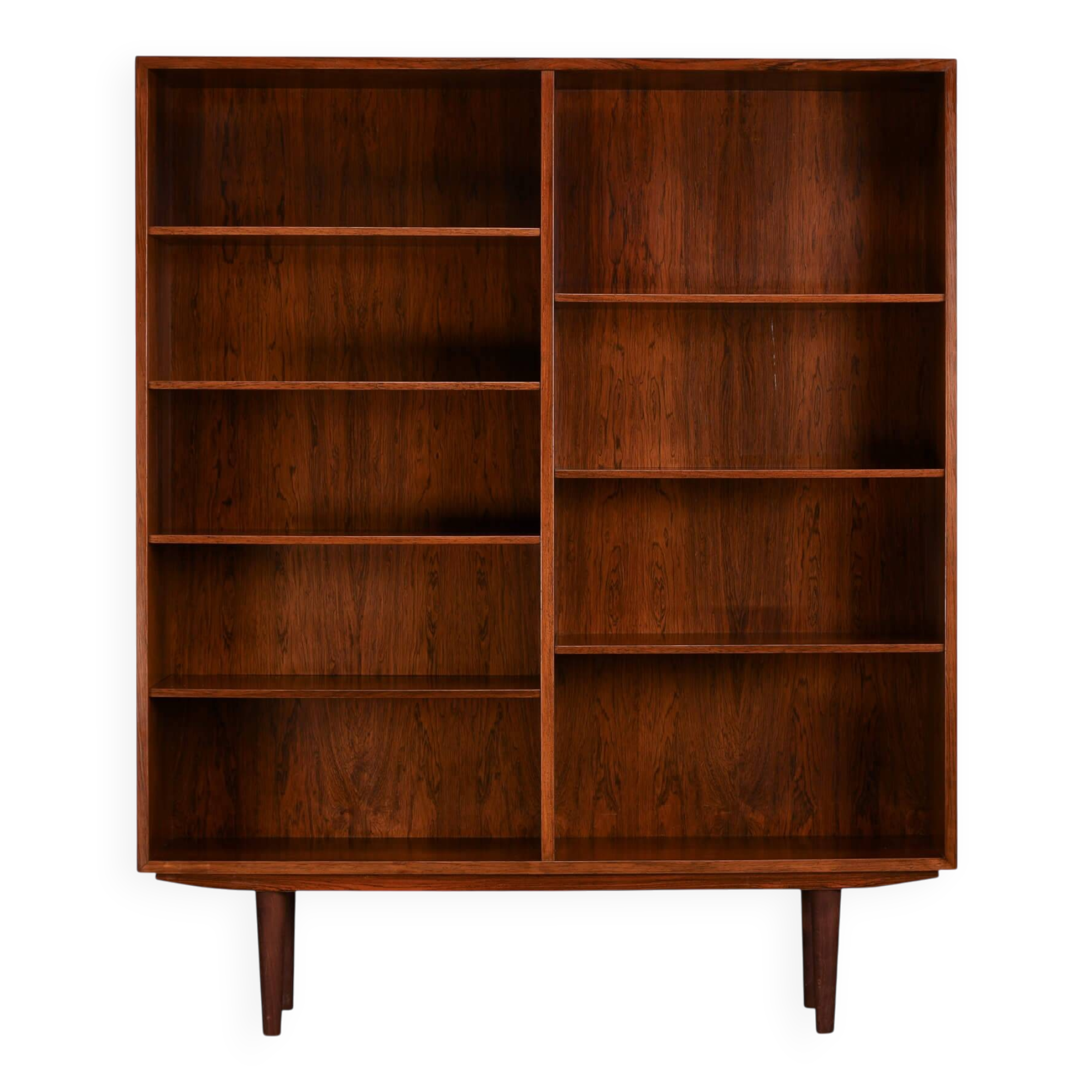 Model 6 Rosewood Bookcase by Gunni Omann for Omann Jun Mobelfabrik, 1960s