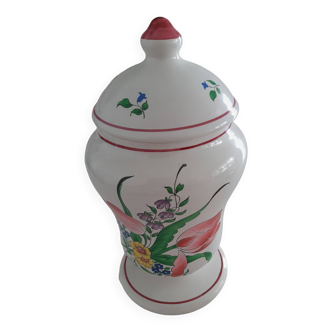 Lunéville porcelain apothecary pot