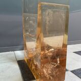 Glass coffee table in the style of marie-claude de fouguieres 1970s