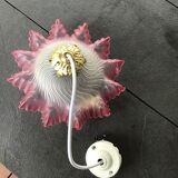 Pink opaline pendant light