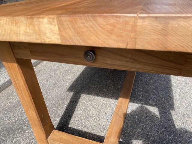 Farm table raw wood 200 cm