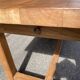 Table de ferme bois brut 200 cm