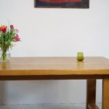 Solid oak farmhouse table