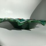 Green earthenware cut edge cut lozenges