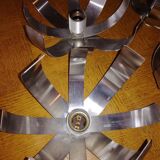 Four 70's flower wall light