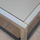 Side tables, chrome metal end tables