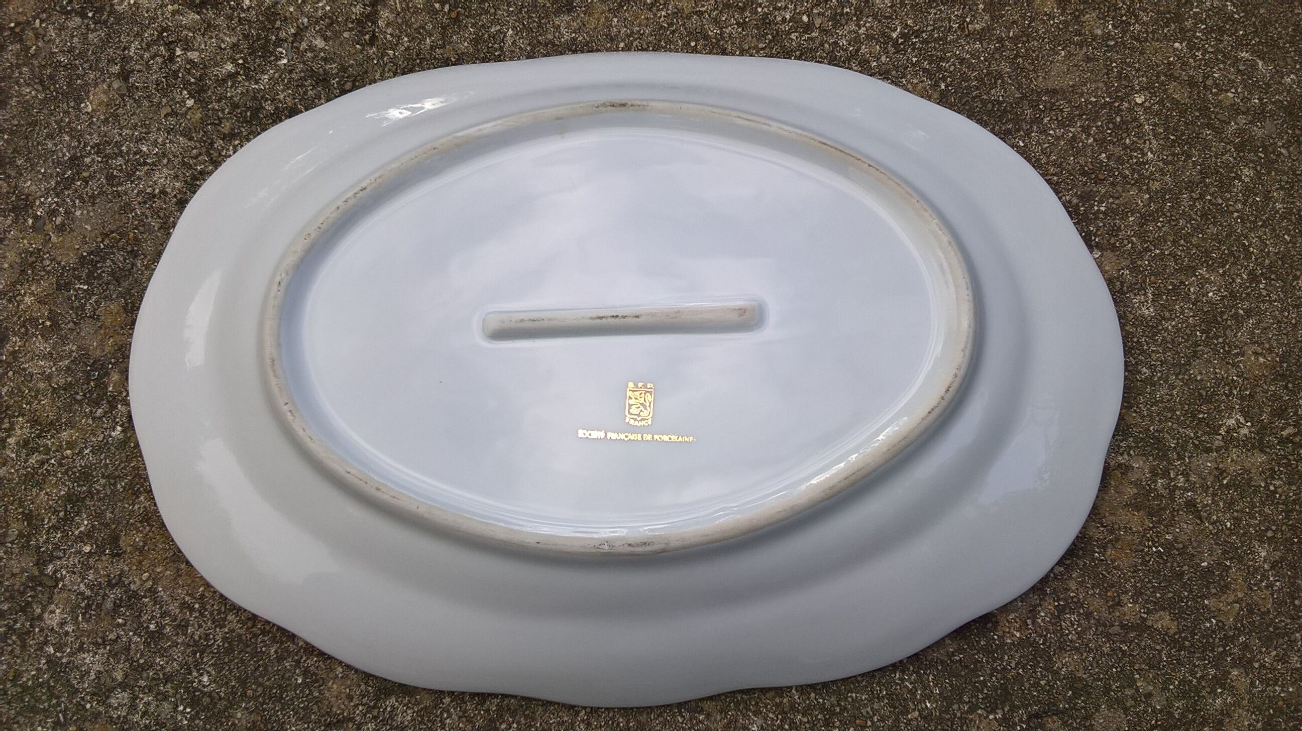 Porcelain serving dish S.F.P. French Porcelain Company