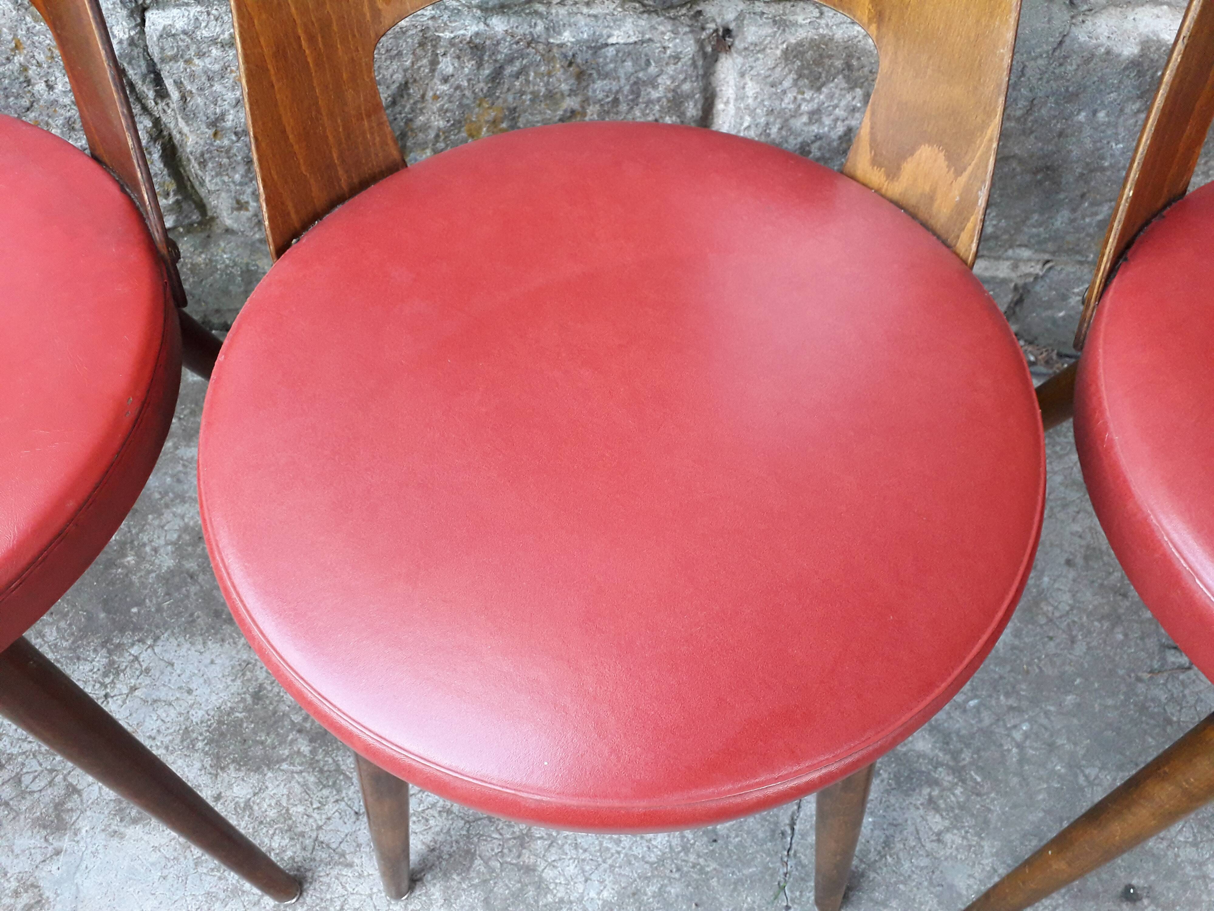 Lot de 6 chaises bistrot Baumann Mondor