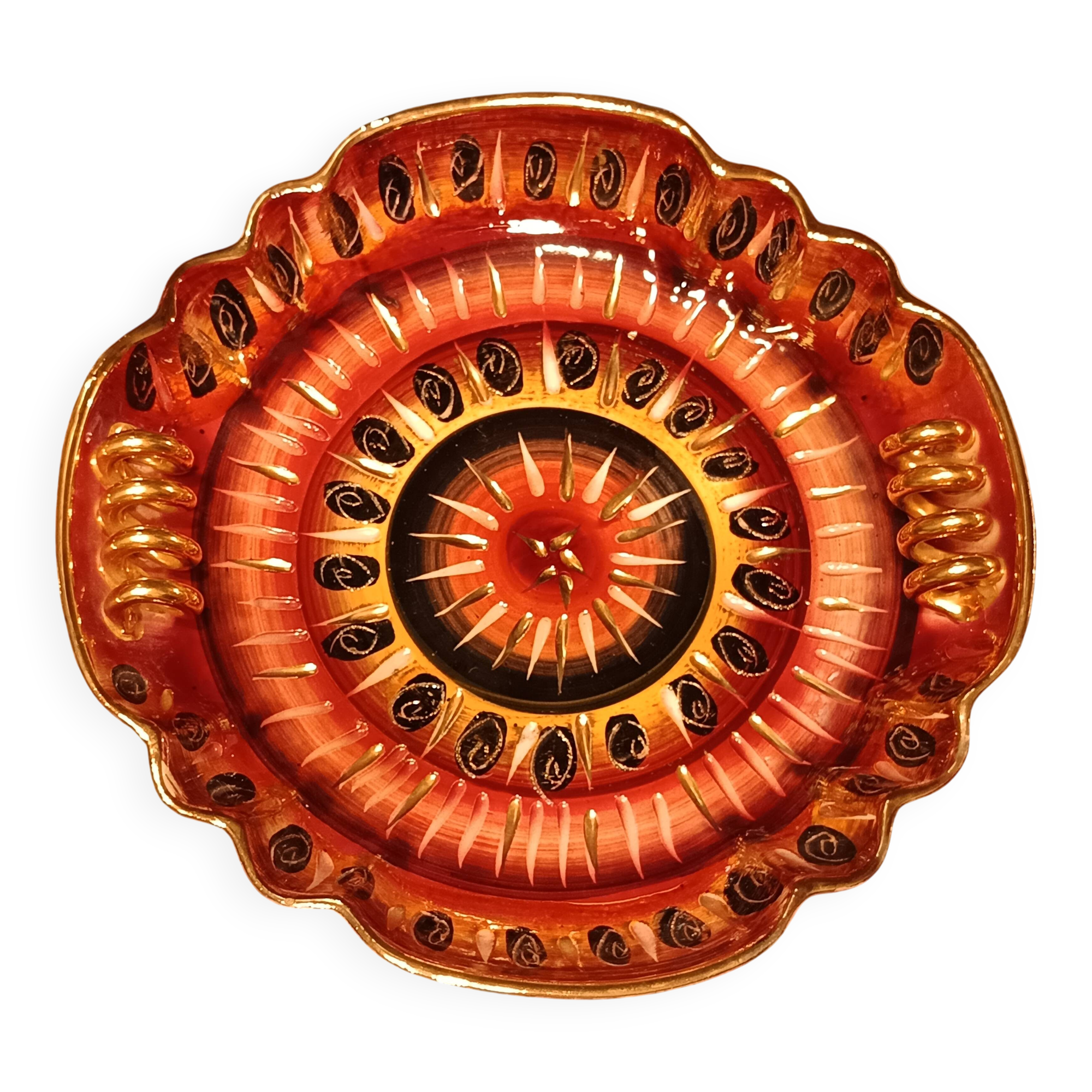 Hubert Bequet vintage wall dish