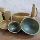 Mid-century Scandinavian set of 8 vases and bowls Rörstrand Ritzi Gunnar Nylund