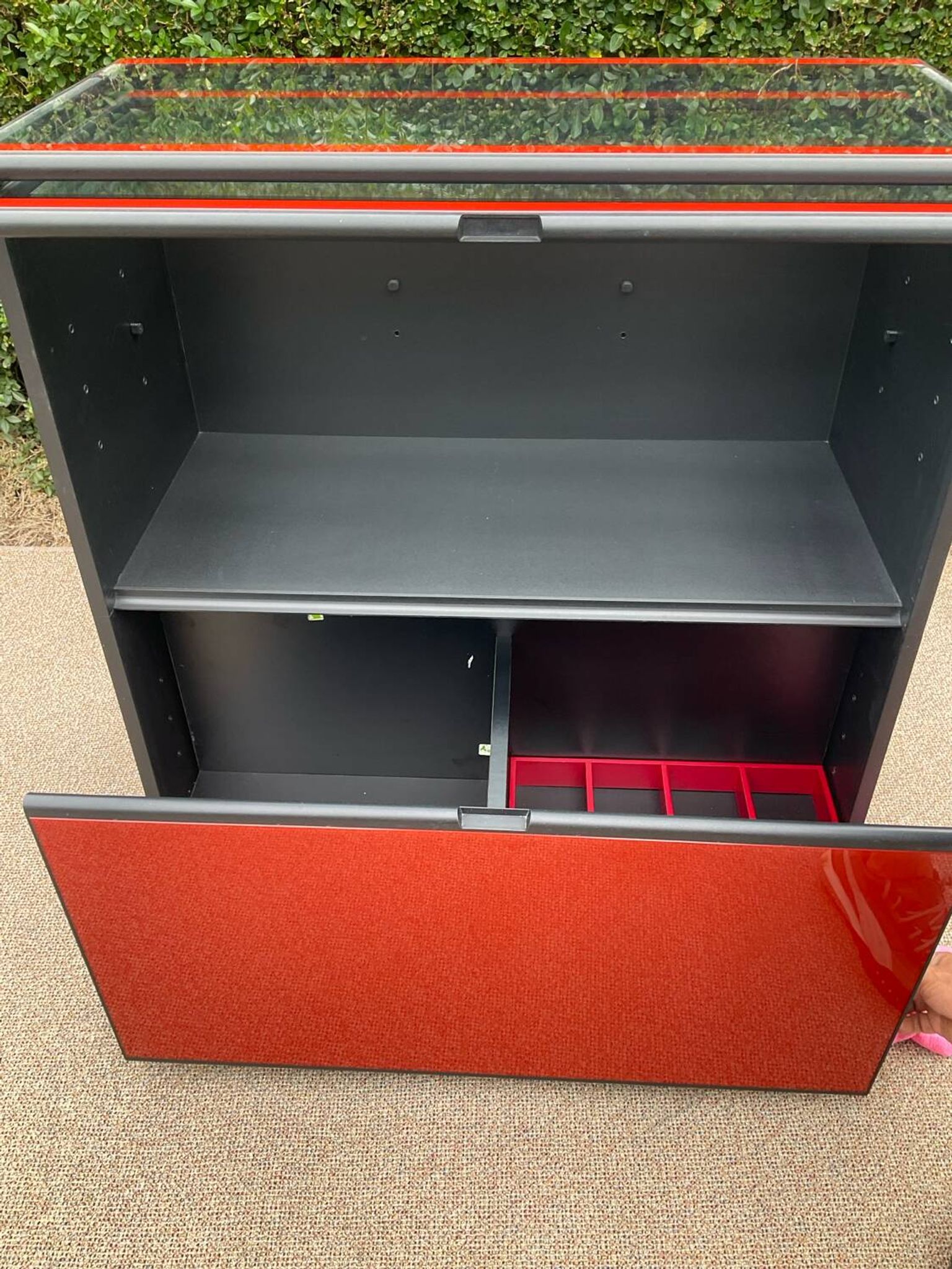 Ludovico Acerbis designer bar cabinet from the 80s