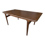 Table scandinave en teck par Johannes Andersen pour Samcom 1960