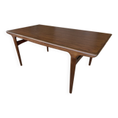 Table scandinave en teck par Johannes Andersen pour Samcom 1960