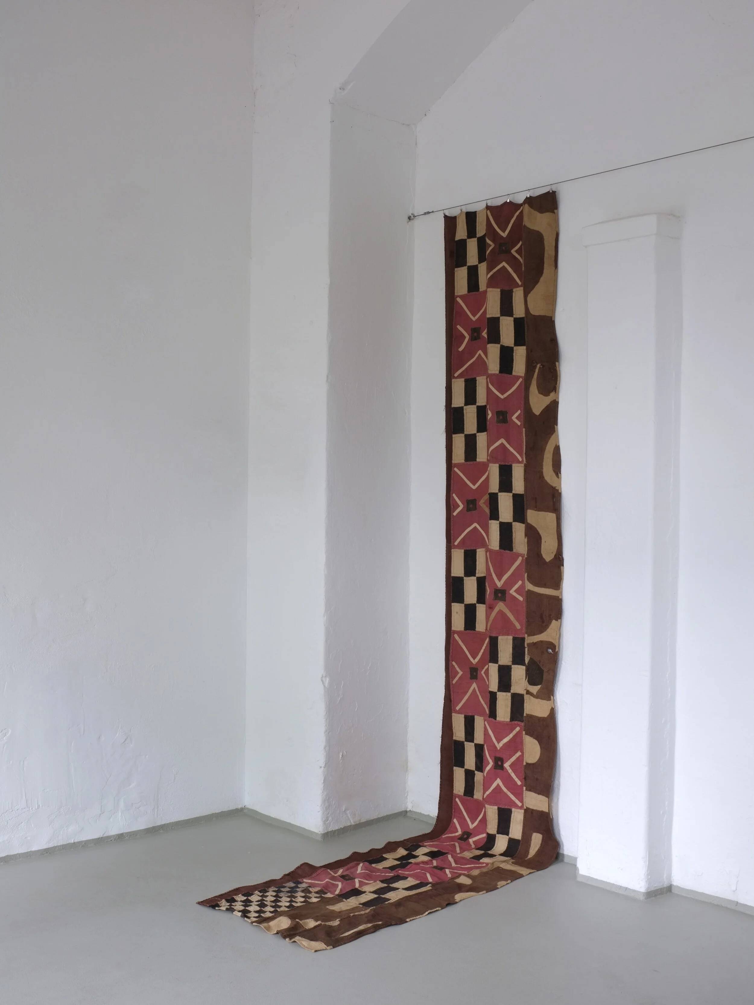 Tapisserie murale en tissu à carreaux | Afrique | milieu du siècle