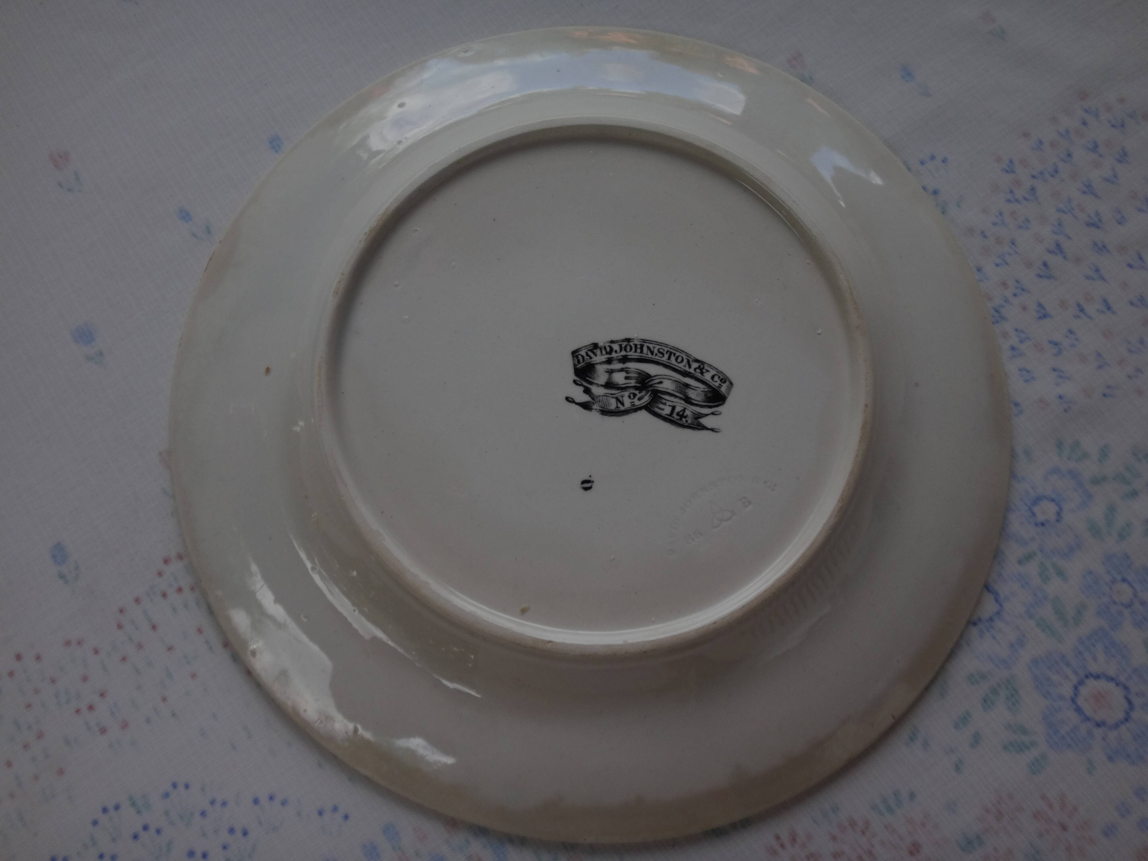 David Johnson and Co flat plate
