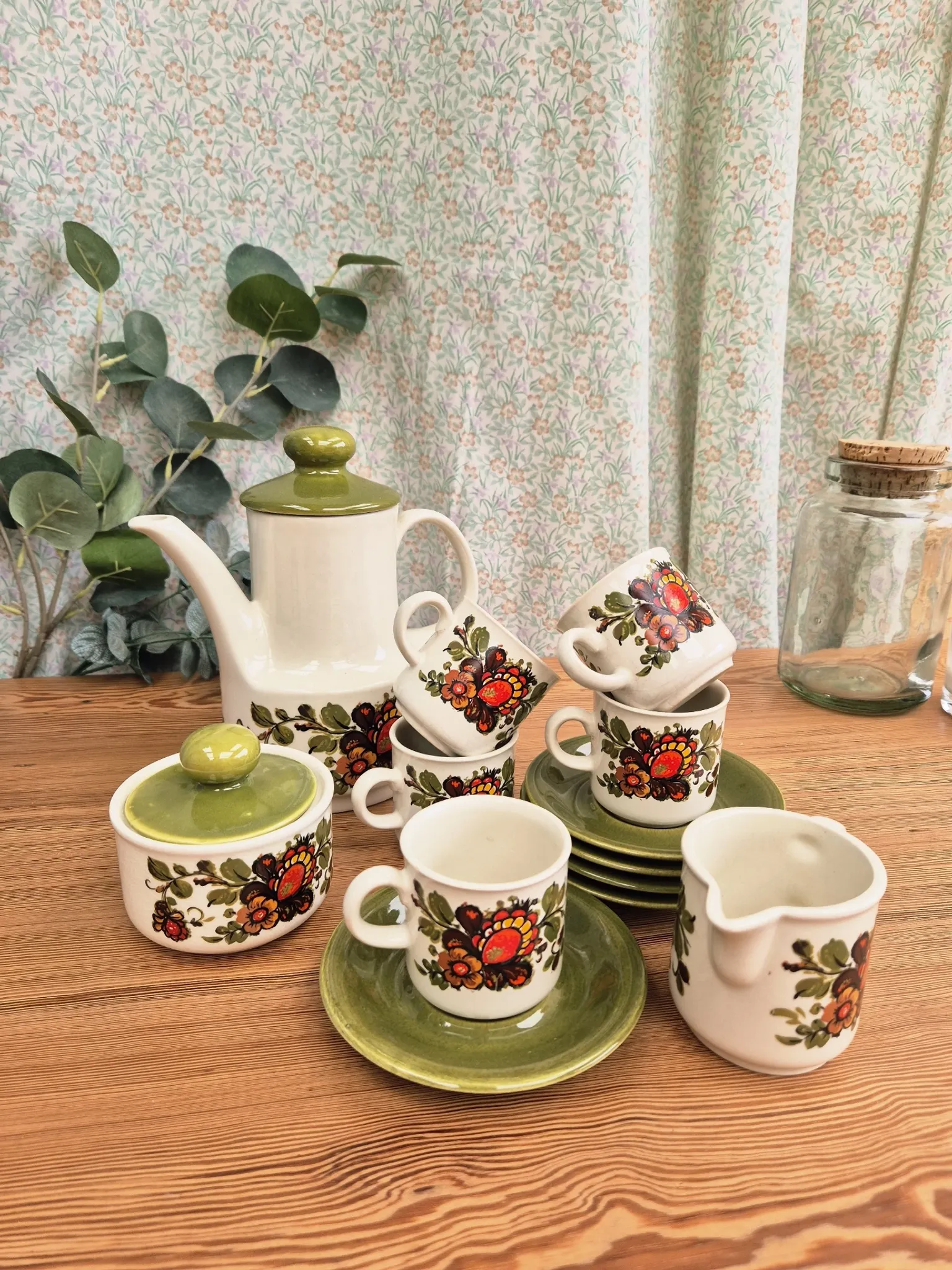 Service complet café vintage