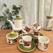 Service complet café vintage