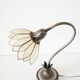 Metal flower lamp and ancient mother-of-pearl