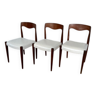 Série Trio chaise scandinave