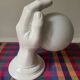 70s ceramic hand wall light